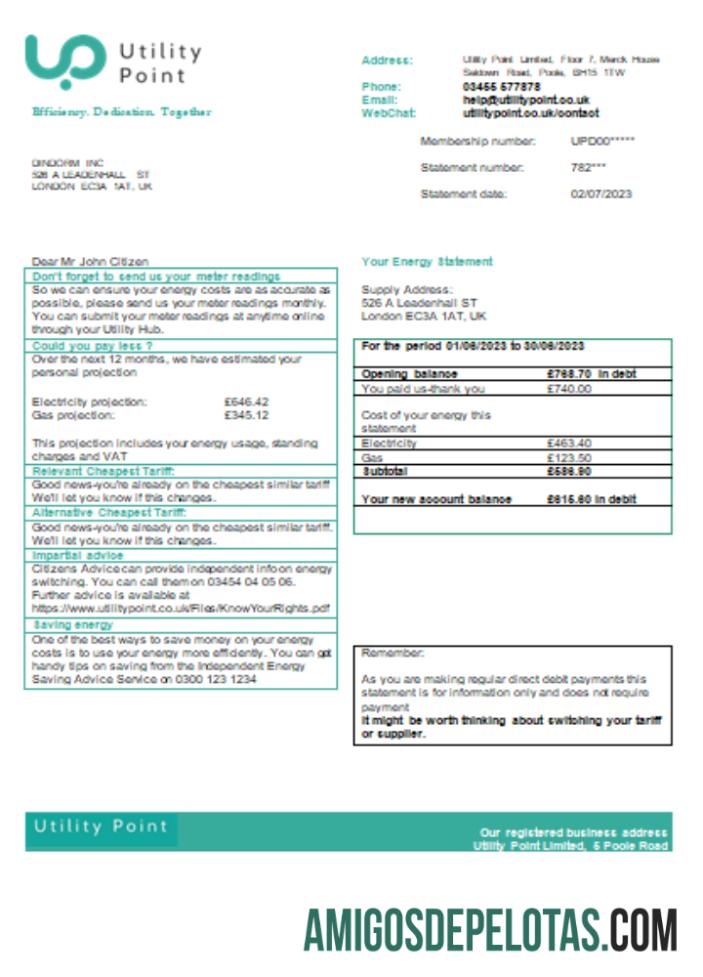 Projeto de lei de negócios de serviços públicos de utilidade pública, SCR modelo
